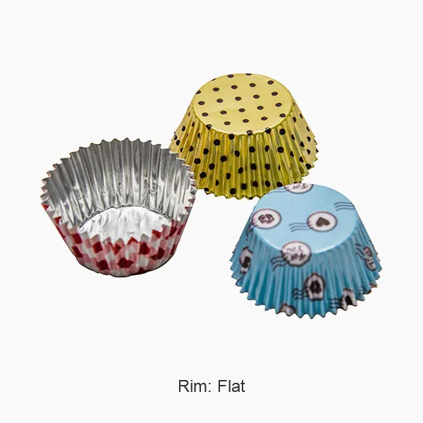 Kringlótt súkkulaðipappírsbolli